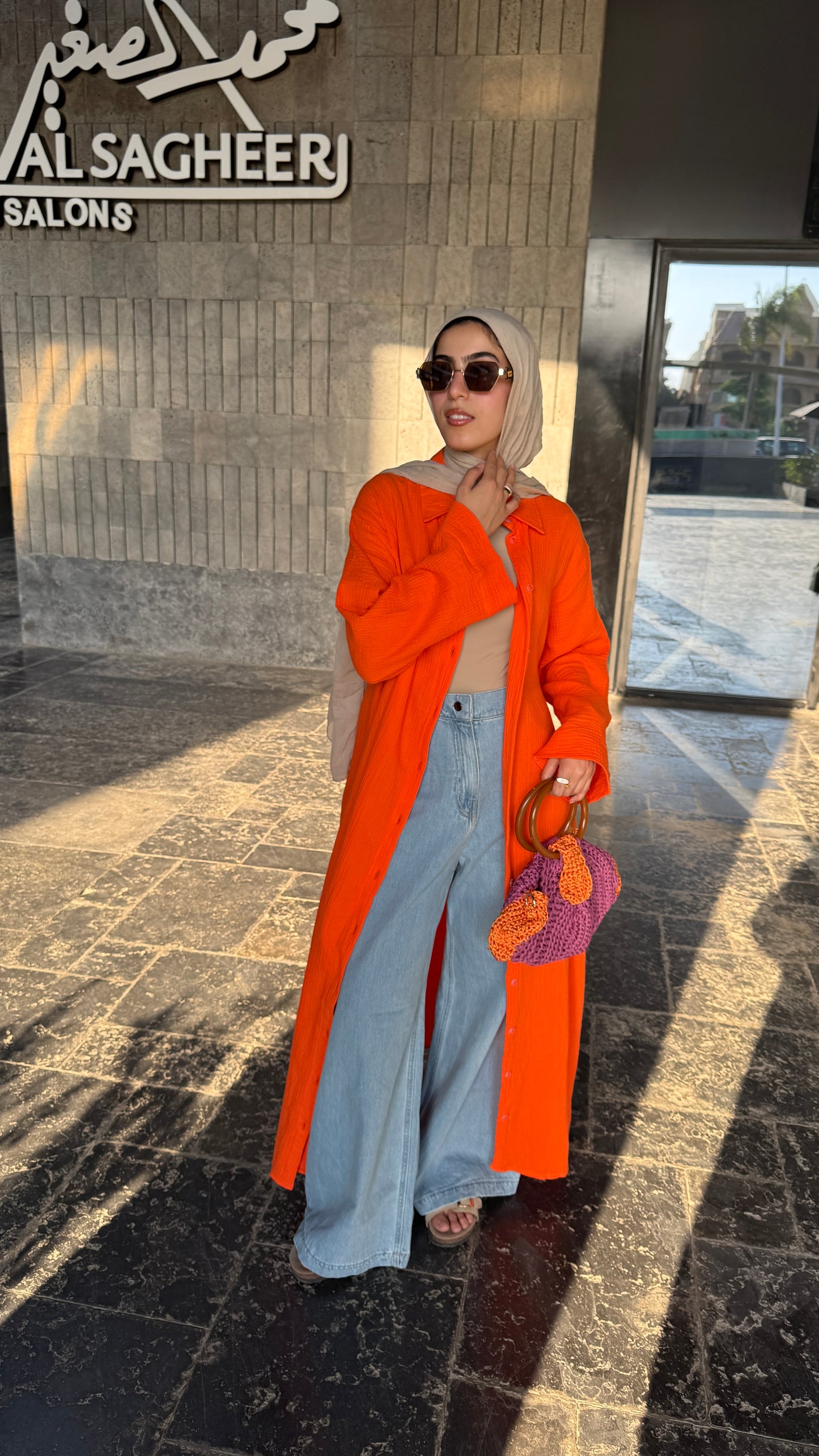Breezy long shirt
(Hot Orange)