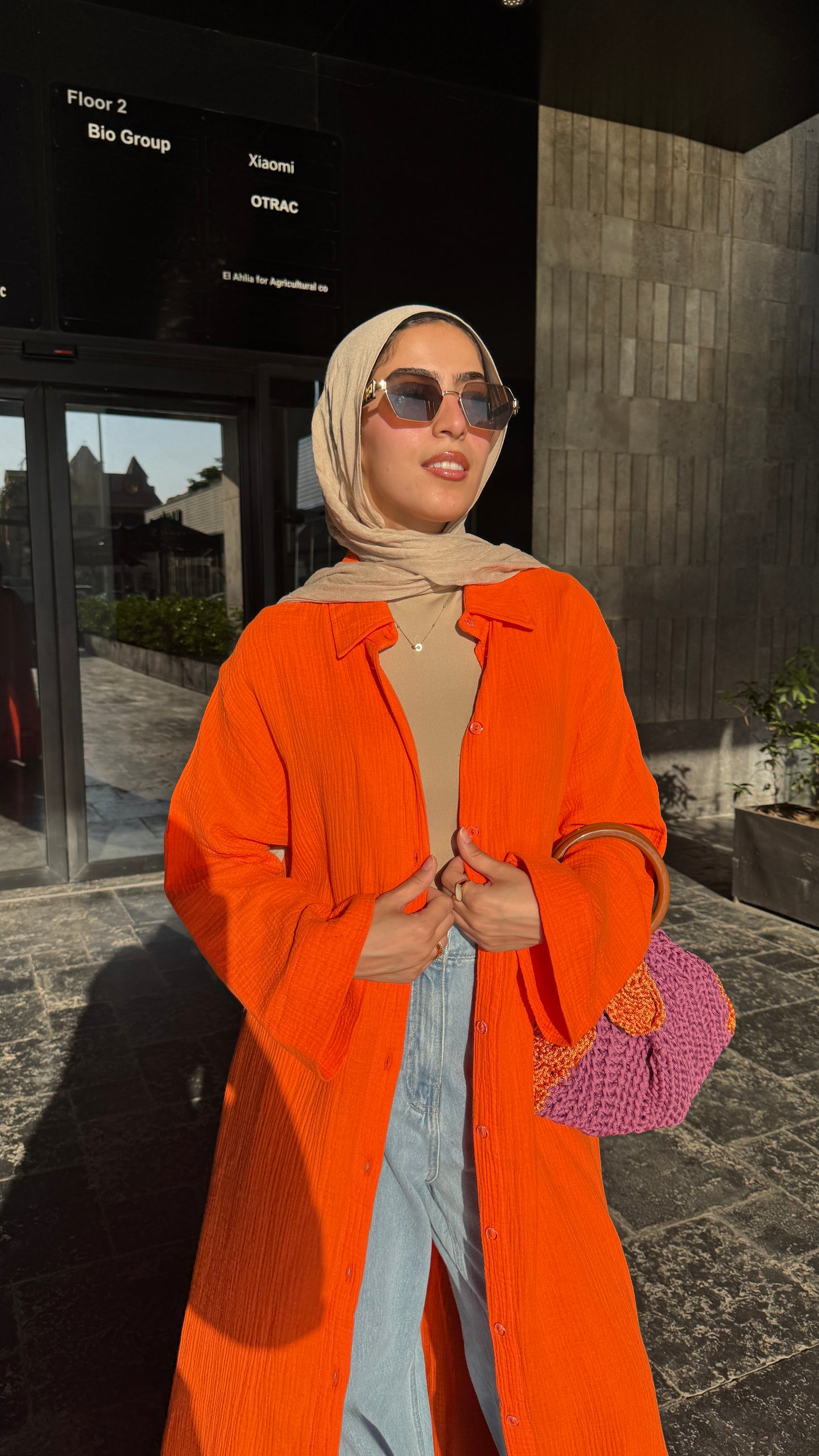 Breezy long shirt
(Hot Orange)