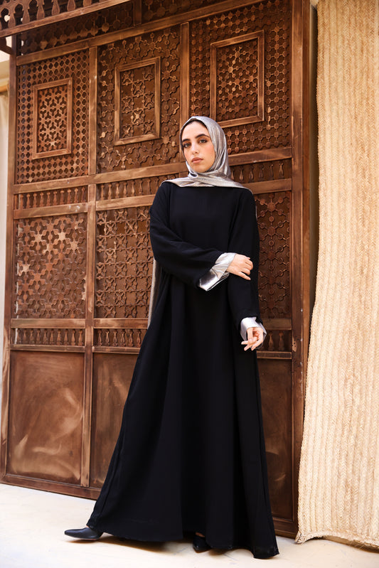 Lu'lu'a Abaya ( Black)