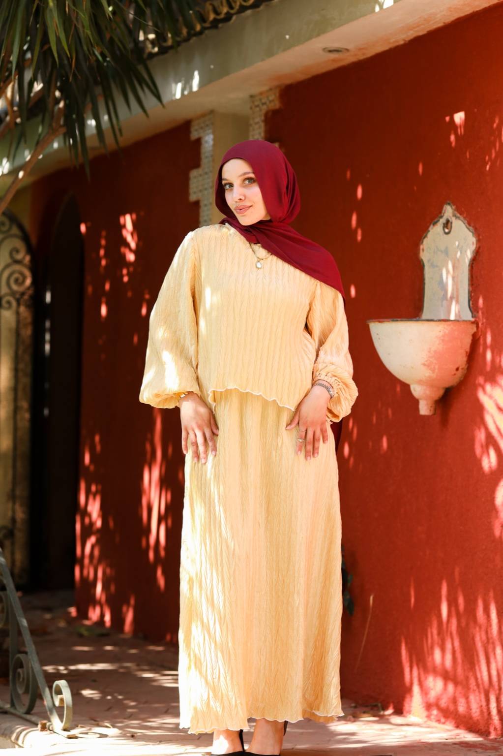 Butter yellow Nura set